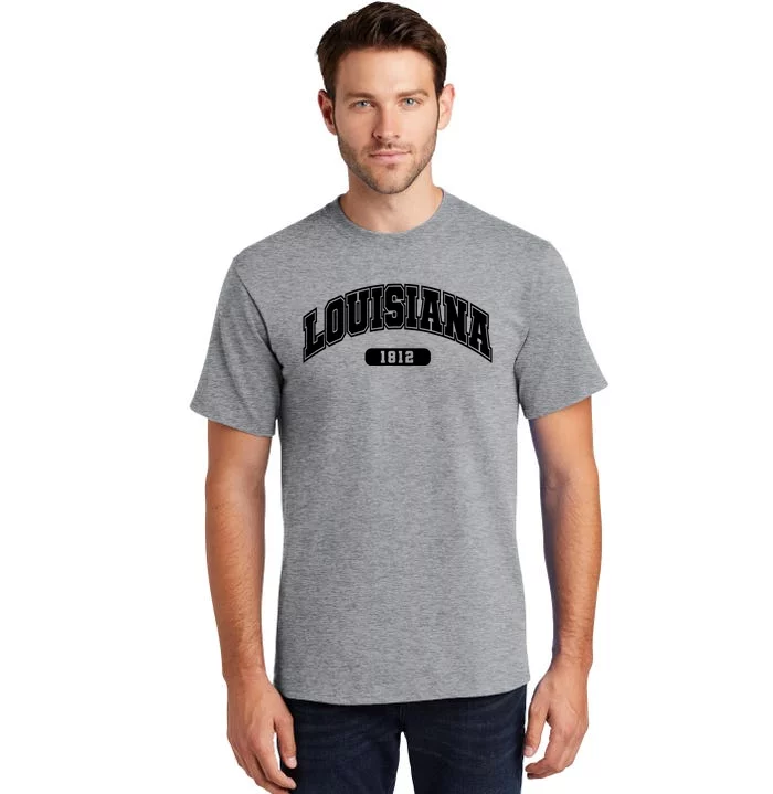 Louisiana Collegiate Style 1812 Tall T-Shirt