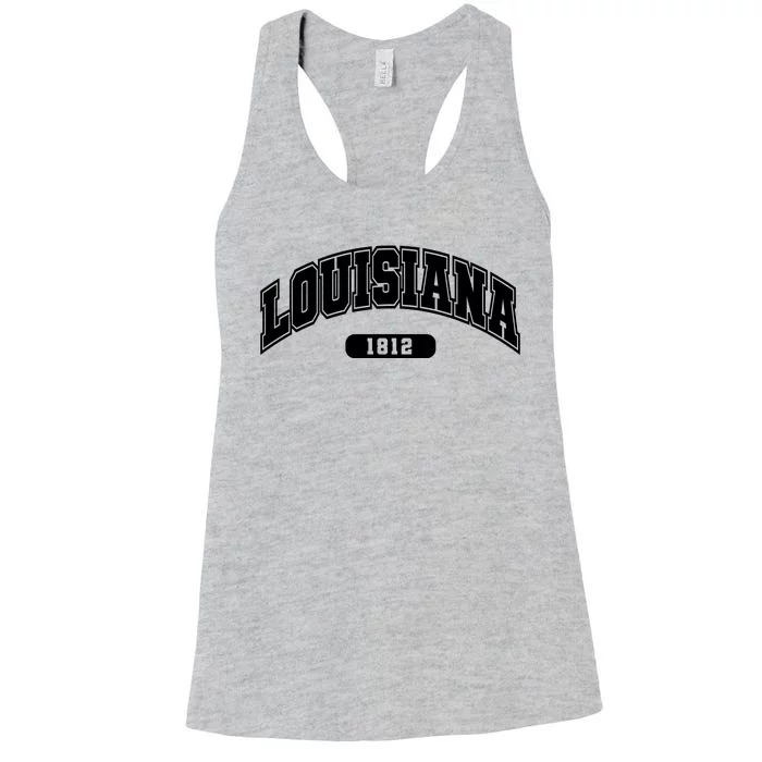 Louisiana Collegiate Style 1812 Women's Racerback Tank