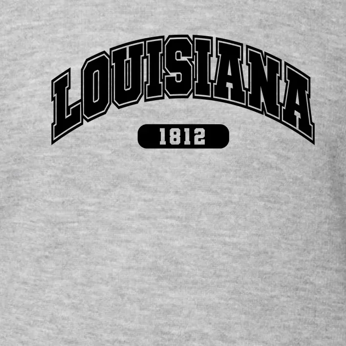 Louisiana Collegiate Style 1812 Toddler Sweatshirt