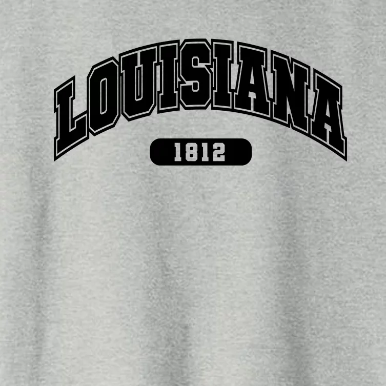 Louisiana Collegiate Style 1812 Women's Crop Top Tee