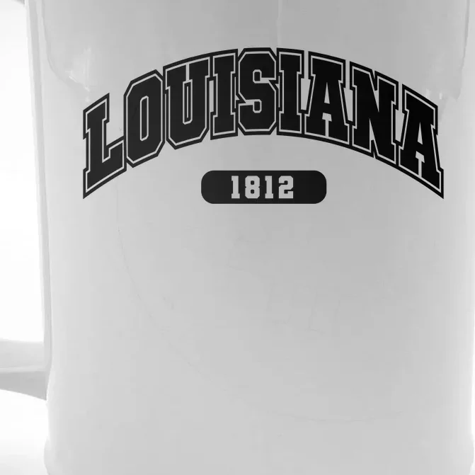 Louisiana Collegiate Style 1812 Front & Back Beer Stein