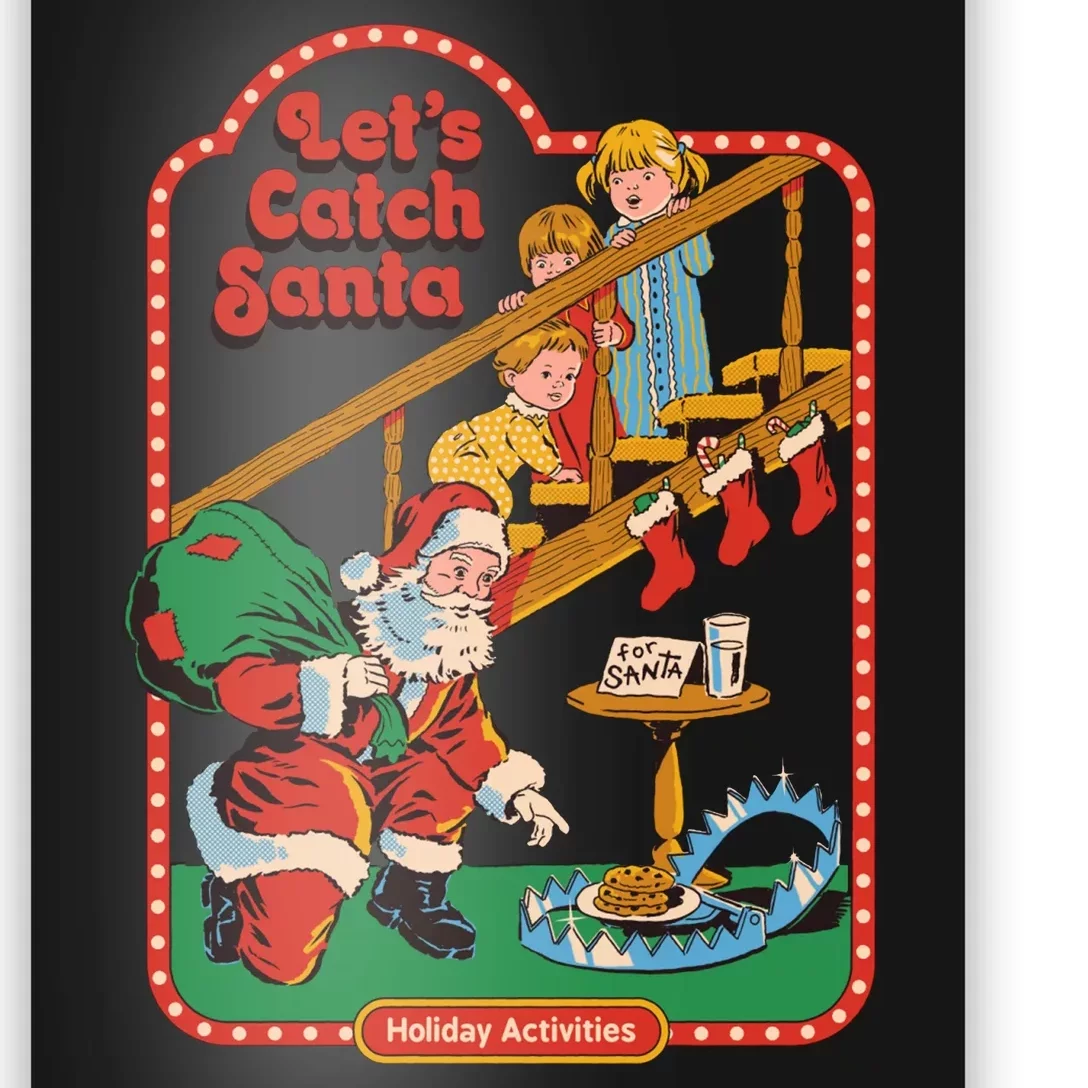 Let's Catch Santa Holiday Archives Poster