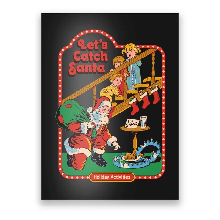 Let's Catch Santa Holiday Archives Poster