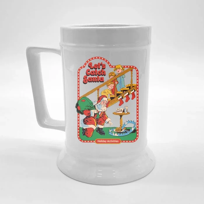 Let's Catch Santa Holiday Archives Front & Back Beer Stein