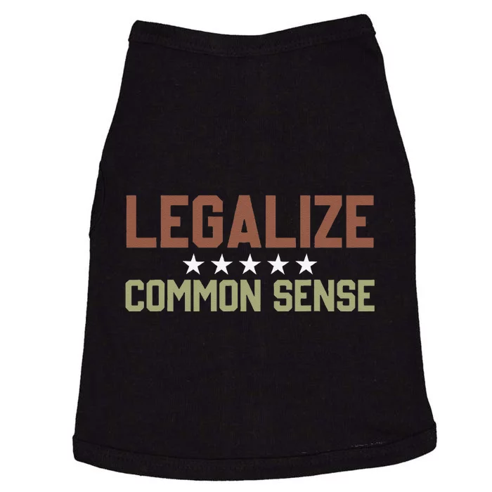 Legalize Common Sense Retro Doggie Tank