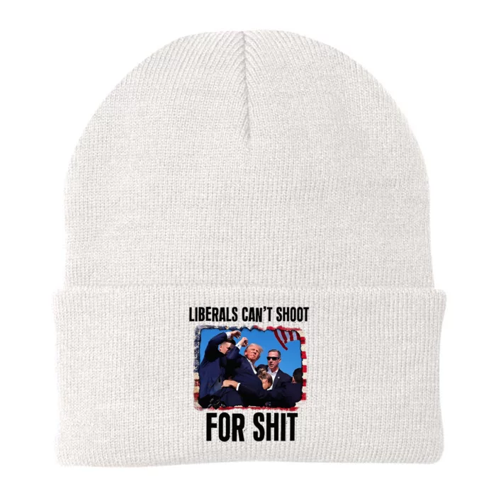 Liberals CanT Shoot For Shit Knit Cap Winter Beanie