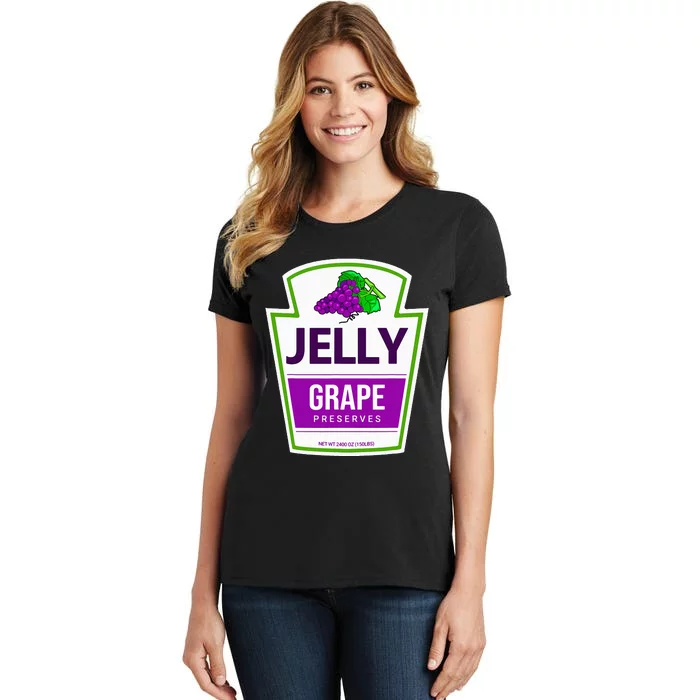 Lazy Costume S Grape Jelly Jar For Halloween Women's T-Shirt