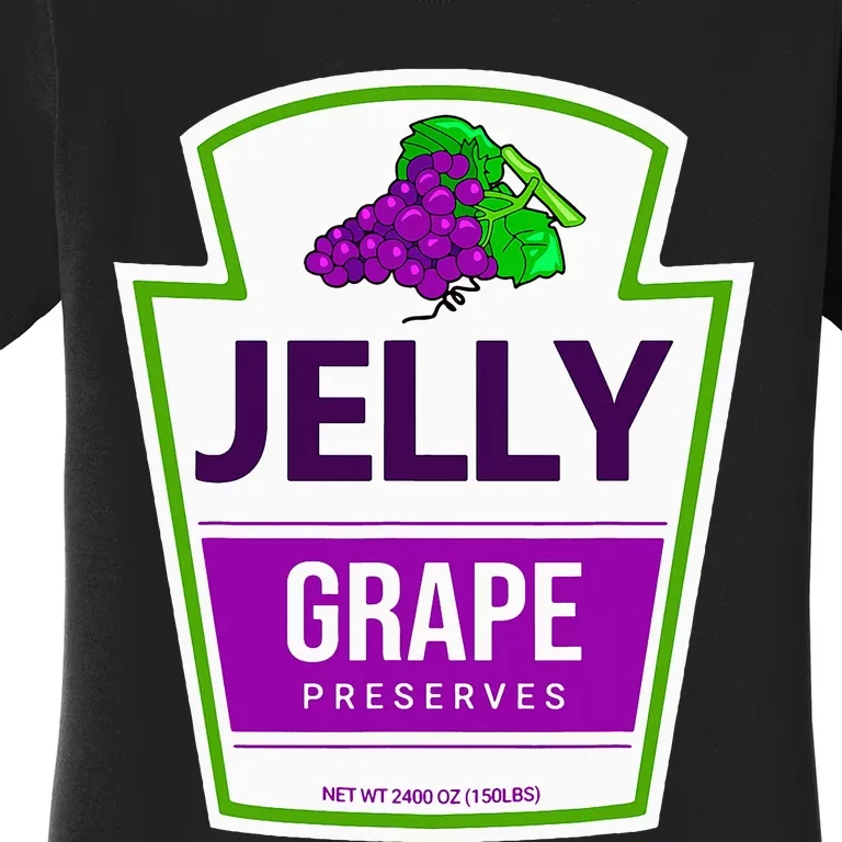 Lazy Costume S Grape Jelly Jar For Halloween Women's T-Shirt