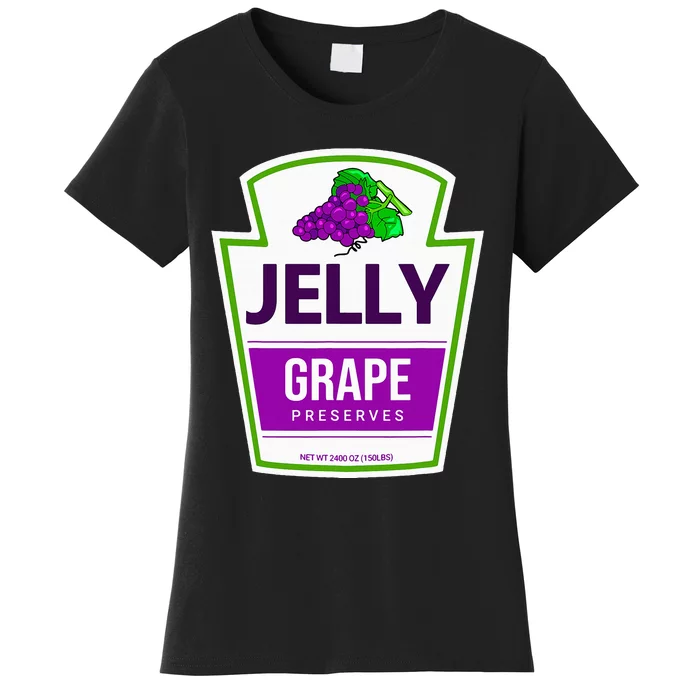 Lazy Costume S Grape Jelly Jar For Halloween Women's T-Shirt