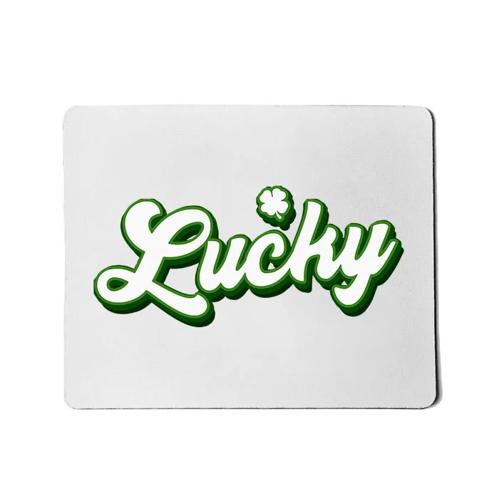 Lucky Charm Shamrock Lucky Mousepad