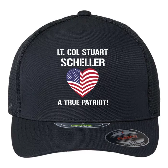 Lt. Col. Stuart Scheller A True Patriot Flexfit Unipanel Trucker Cap