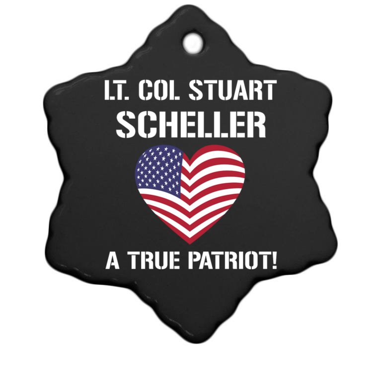 Lt. Col. Stuart Scheller A True Patriot Christmas Ornament