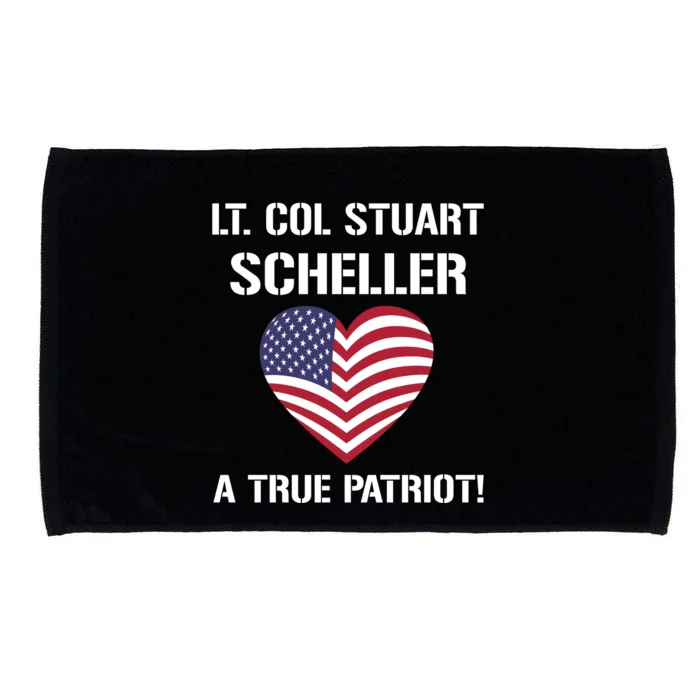 Lt. Col. Stuart Scheller A True Patriot Microfiber Hand Towel