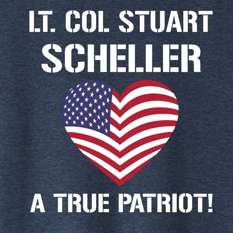 Lt. Col. Stuart Scheller A True Patriot Women's Crop Top Tee