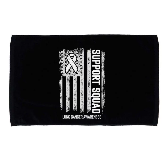 Lung Cancer Support Squad Lung Cancer Awareness Microfiber Hand Towel