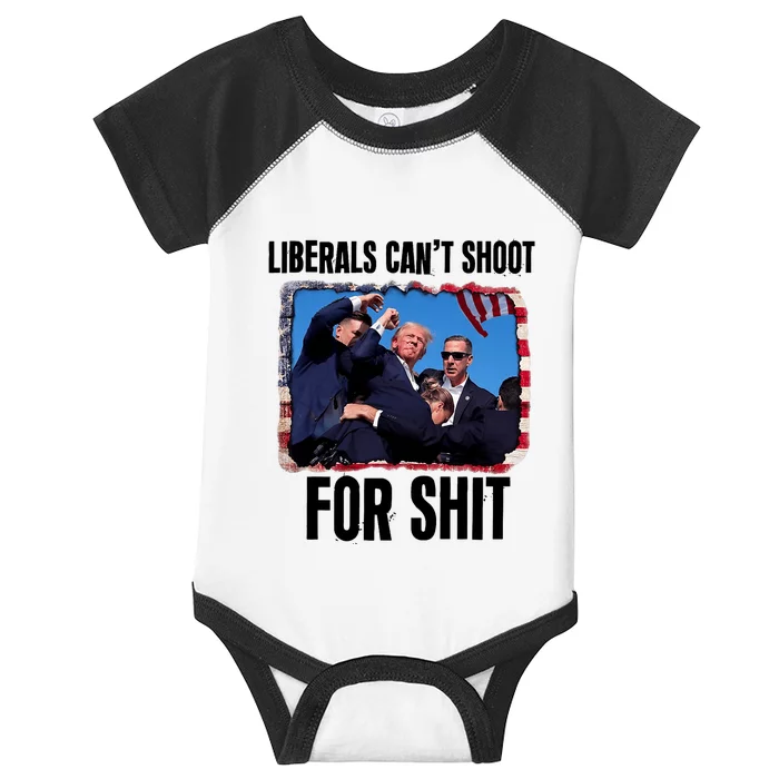 Liberals CanT Shoot For Infant Baby Jersey Bodysuit