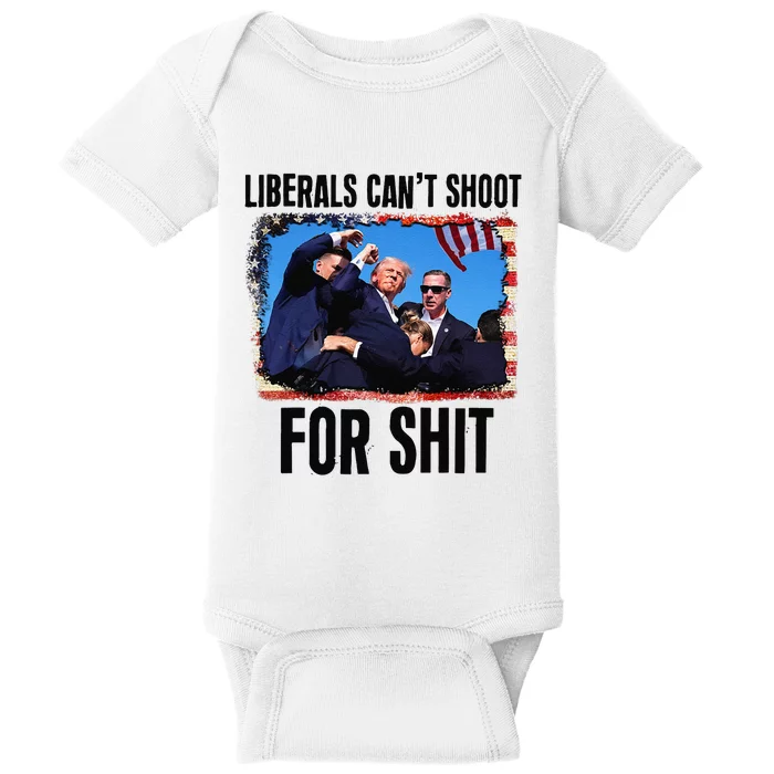 Liberals CanT School For Shit 2024 Baby Bodysuit