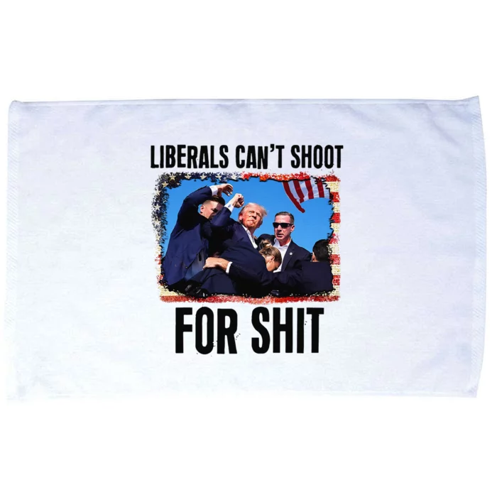 Liberals CanT School For Shit 2024 Microfiber Hand Towel