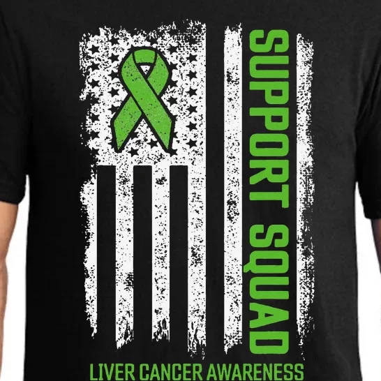 Liver Cancer Support Squad Liver Cancer Awareness Pajama Set