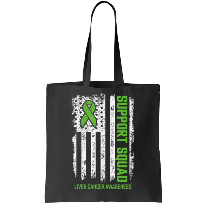 Liver Cancer Support Squad Liver Cancer Awareness Tote Bag