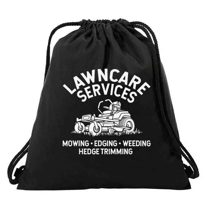 Lawn Care Services Zero Turn Mower Drawstring Bag