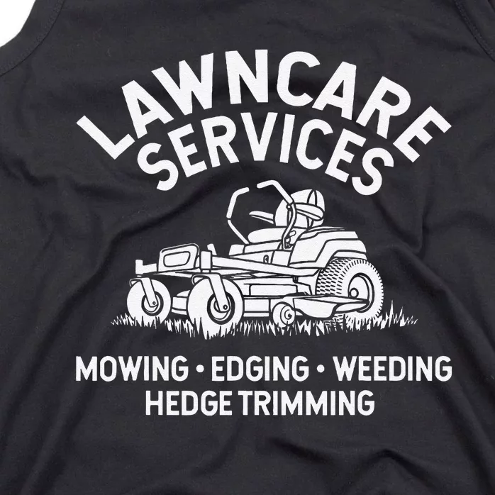 Lawn Care Services Zero Turn Mower Tank Top