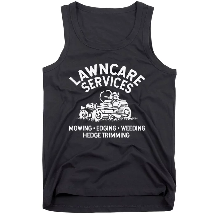 Lawn Care Services Zero Turn Mower Tank Top