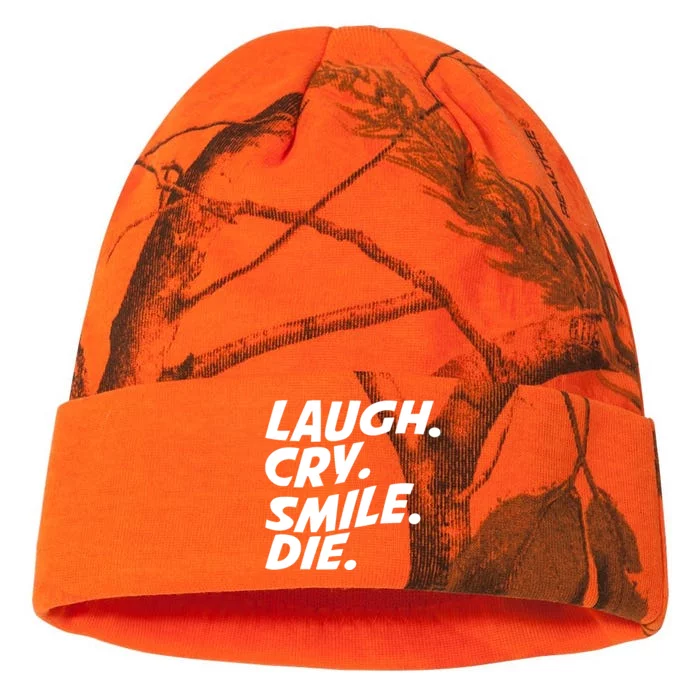 Laugh Cry Smile Die Kati - 12in Camo Beanie