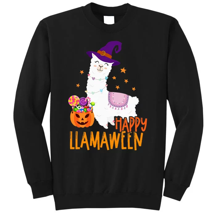 Llamaween Costume Spooky Gift for Halloween Tall Sweatshirt