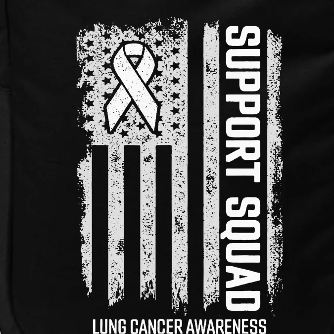 Lung Cancer Support Squad Lung Cancer Awareness Impact Tech Backpack