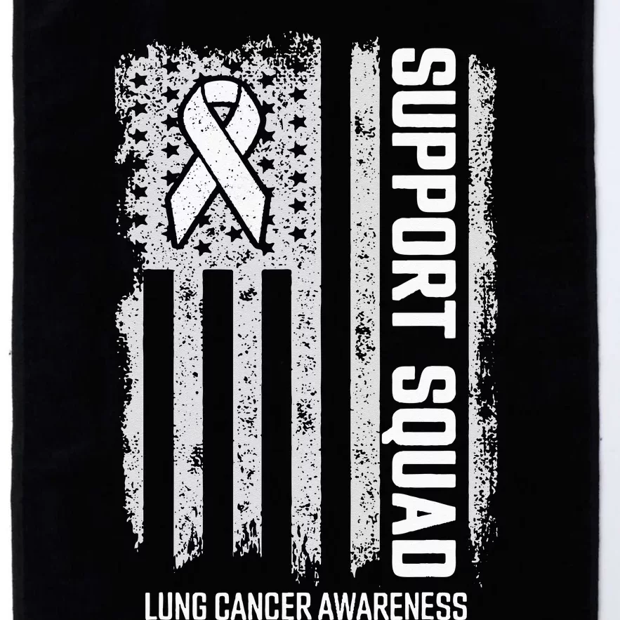 Lung Cancer Support Squad Lung Cancer Awareness Platinum Collection Golf Towel