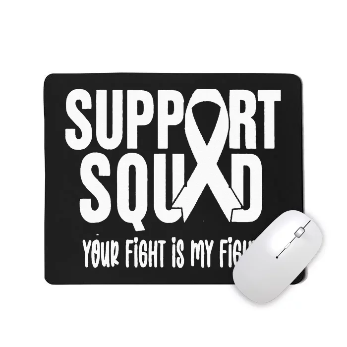 Lung Cancer Support Squad Lung Cancer Awareness Mousepad