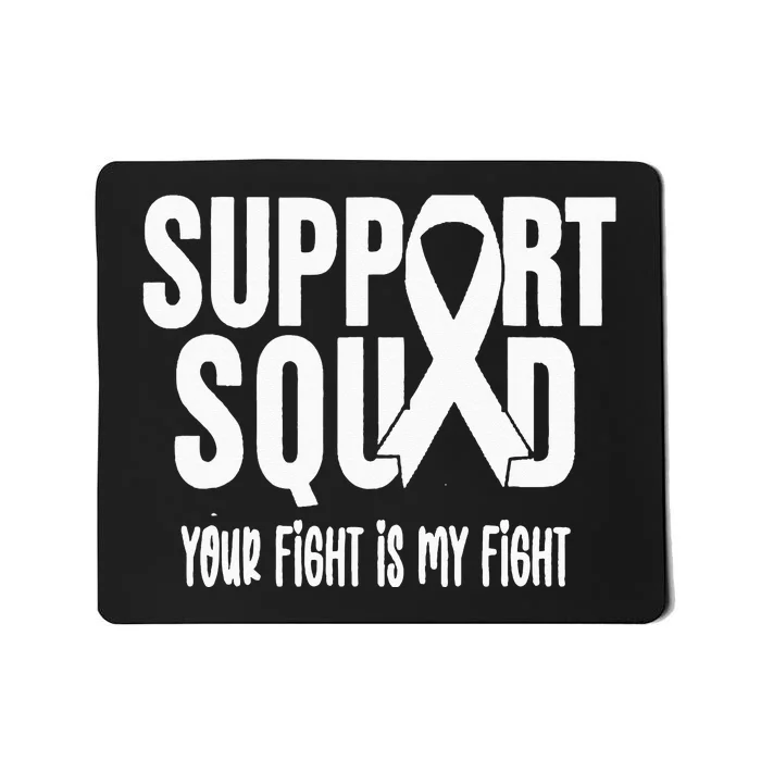 Lung Cancer Support Squad Lung Cancer Awareness Mousepad