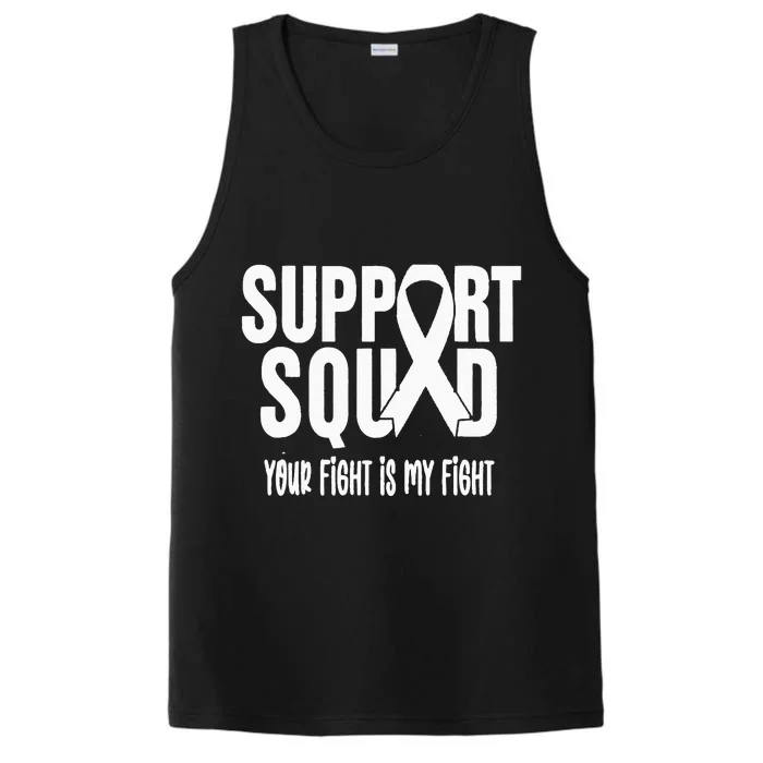 Lung Cancer Support Squad Lung Cancer Awareness Performance Tank