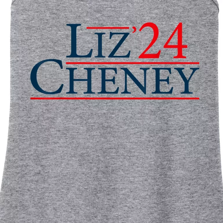 Liz Cheney Shirt For President 2024 USA Election Liz 24 Ladies Essential Tank