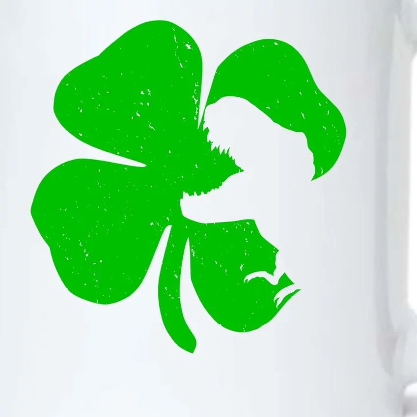 Lucky Clover St Patrick's Dinosaur Black Color Changing Mug