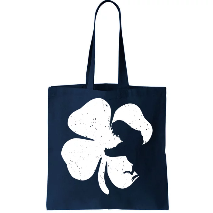 Lucky Clover St Patrick's Dinosaur Tote Bag