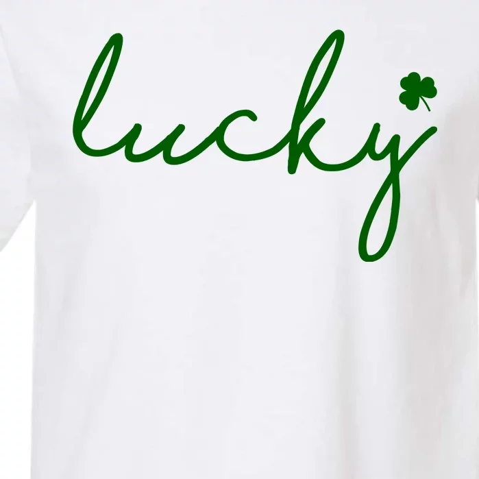 Lucky Clover St Patrick's Day Garment-Dyed Heavyweight T-Shirt