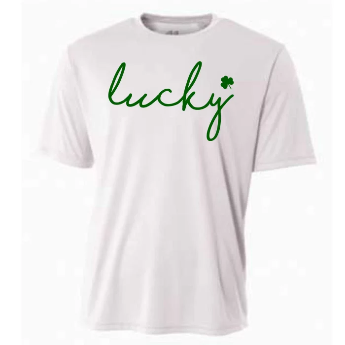 Lucky Clover St Patrick's Day Cooling Performance Crew T-Shirt