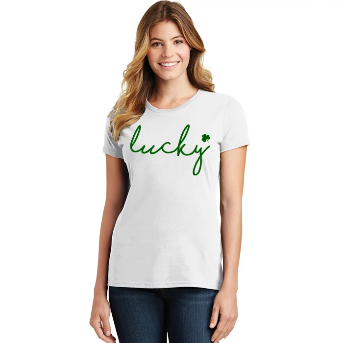 Lucky Clover St Patrick's Day Women's T-Shirt