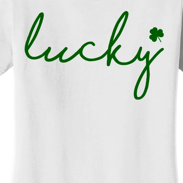 Lucky Clover St Patrick's Day Women's T-Shirt