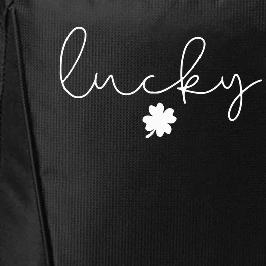 Lucky Clover St Patricks Day City Backpack