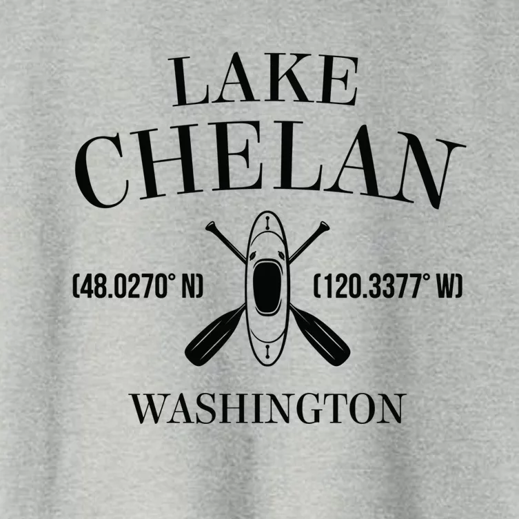 Lake Chelan State Park Washington Kayak Kayaking Meaningful Gift Women's Crop Top Tee