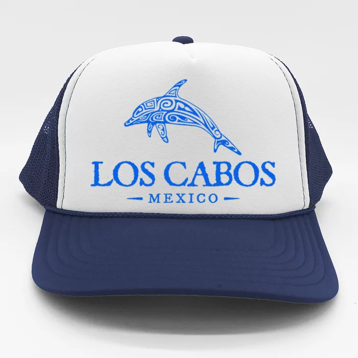 Los Cabos San Lucas Mexico Dolphin Souvenir Trucker Hat