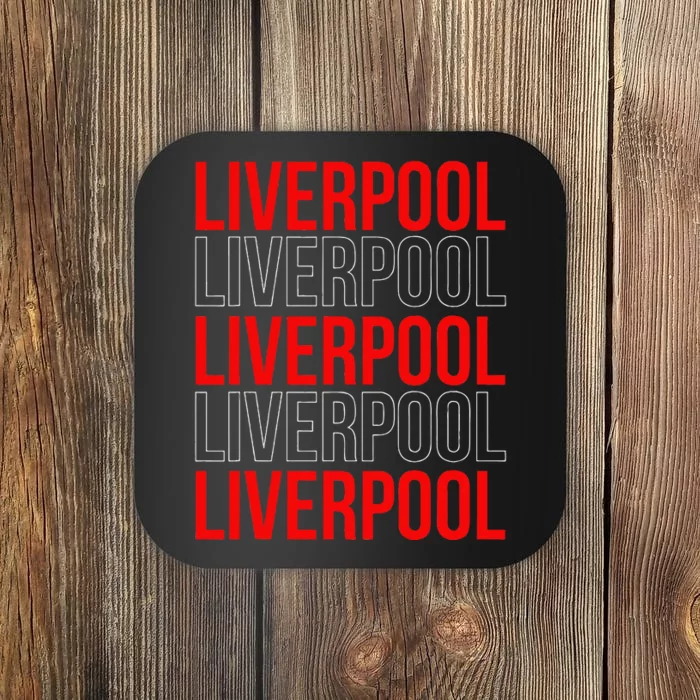 Liverpool City Tourist Souvenir Gift Uk England Coaster