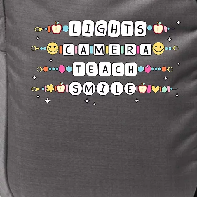 Lights Camera Teach Smile Impact Tech Backpack