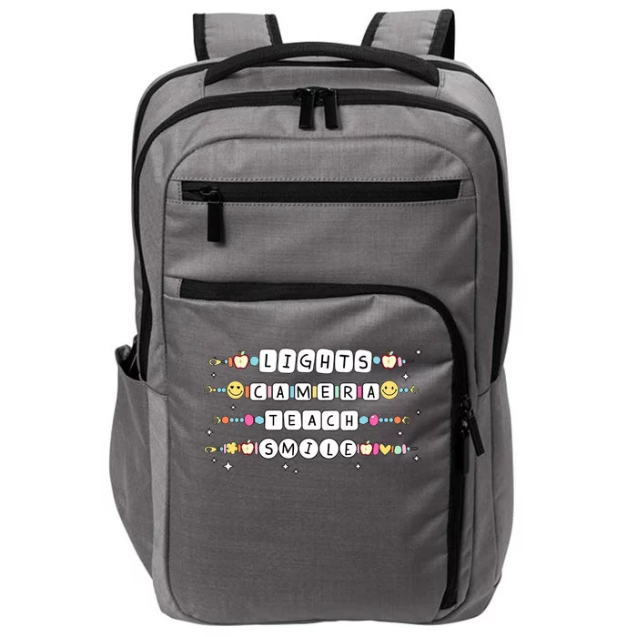 Lights Camera Teach Smile Impact Tech Backpack