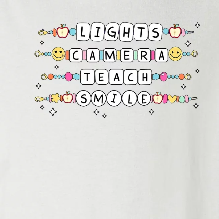 Lights Camera Teach Smile Toddler Long Sleeve Shirt