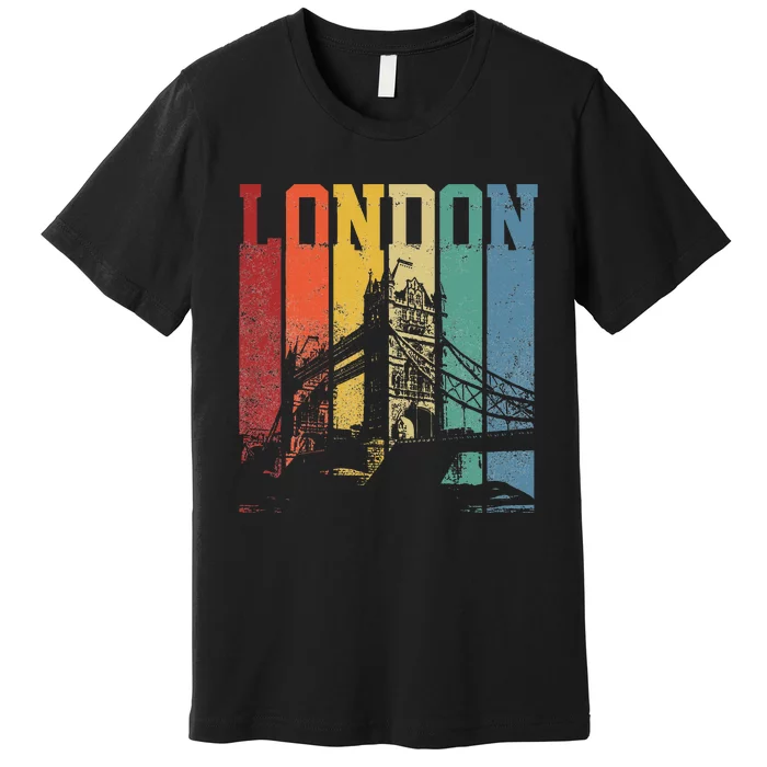 London City Tower Bridge England United Kingdom Premium T-Shirt