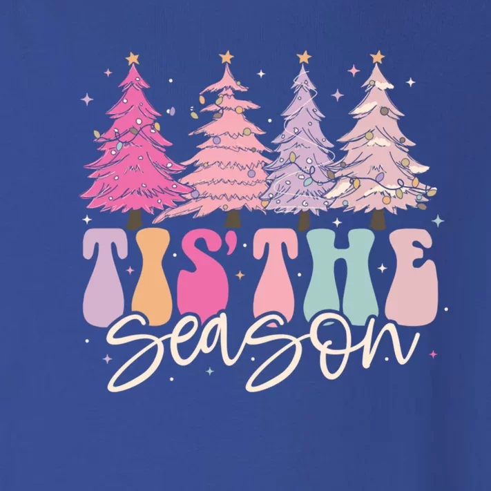 Ladies Christmas Tis The Season Boutique Graphic Cute Gift Toddler Long Sleeve Shirt